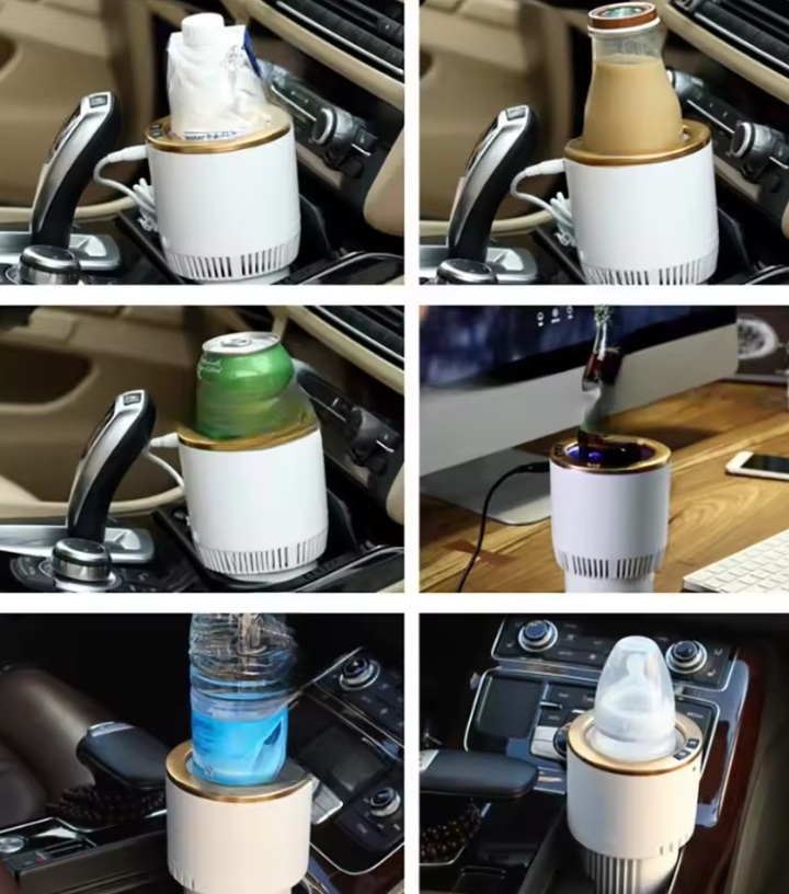 Calentador y Enfriador de Bebidas para Auto 2 en 1